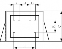 VCM 50/2/12, PCB transformer 50 VA 12 VAC (2x), BLOCK