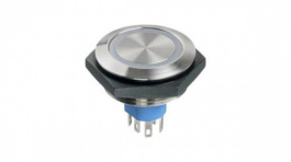 AV5V022000074BK, Push-button Switch, vandal proof Stainless Steel 30 mm 30 VDC 1 A, APEM