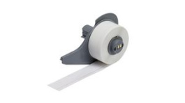 153032, BMP71 BradyGrip Print-On Hook Material, Polyester, 19.1mm x 6.1m, White, Brady