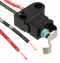 ASQM11628, Micro switch IP67 50 mA Simulated roller lever Sliding contacts 1 break contact, Panasonic