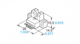 PM-L54, U-shaped photoelectric sensor 0. . .5 mm, Panasonic
