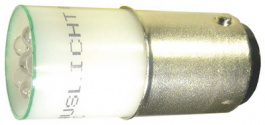 166K 13 2315 EG, LED indicator lamp BA15d 230 VAC, Taunuslicht