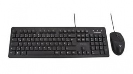 CKU700DE, Keyboard and Mouse, CKU700, DE Germany, QWERTZ, Cable, V7