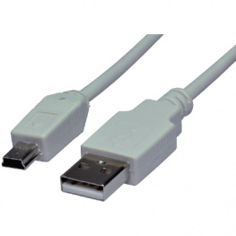 BB-8010-06, Mini USB 2.0 cable 1.8 m USB Type A-Plug USB Mini-B-Plug, Maxxtro