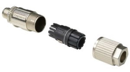 MSXS-08BMMD-SL8001, M12 Straight Plug Sensor Connector, 8 Poles, X-Coded, IDC, ALTW Technology