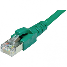 653559, Patch cable CAT6A ISO/IEC S/FTP 1.5 m Green, Datwyler Cables