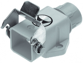 C146 30F003 500 4., Socket housing, metal, C 146 A, Amphenol