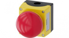 3SU1801-2NG00-2AA2, Emergency Stop Switch Assembly 1NC + 1NO Red / Yellow 10 A 500 V, Siemens