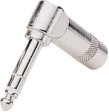 236 Jack plug 90deg. nickel - plated 3 poles