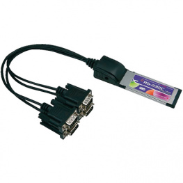 EX-1374-2, ExpressCard 34 mm Serial RS232 4-Port, Exsys