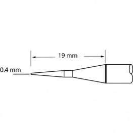 PTTC-701, Soldering tip Conical, pair, Metcal