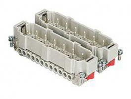 CMEM 10 TN, CME, 20 poli + earth (10 poles + earth, No. 11 - 20), male insert, ILME