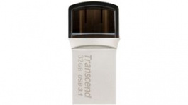 TS32GJF890S, USB Stick, JetFlash, 32GB, USB 3.0, Silver, Transcend