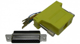 DA25-SMJ8-Y-K, Adaptor D-Sub female to RJ45 25P, MH Connectors