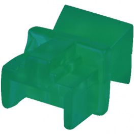 PDCA8TG 007 [10 шт], Dust Covers for RJ45 Sockets green, Maxxtro