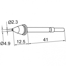 722 EN 2348/SB, Desoldering tip X-Tool 720 1 p., Ersa