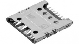 693023010811, Micro SIM Card Connector, Push / Pull with 8Pins, WURTH Elektronik