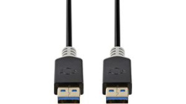 CCBP61000AT20, USB 3.0 Cable USB A Plug - USB A Plug 2m Anthracite, Nedis (HQ)