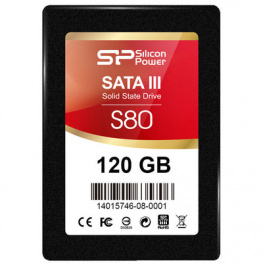 SP120GBSS3S80S25, SSD Slim S80 2.5" 120 GB SATA 6 Gb/s, Silicon Power