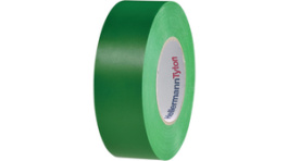 HTAPE-FLEX1000+19x20 PVC GN, PVC Electric Insulation Tape Thickness=0.18 mm 19 mm x 20 m, HellermannTyton