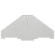 PAP PRV/PPV8 GR End plate PRV/PPV8 58.5 x 3 x 120 mm grey