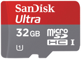 SDSDQUIN-032G-G4, Ultra microSDHC 32 GB, Sandisk