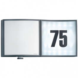 L 675 LED ALU-ANTHRACITE, Outdoor light fixture 9 W anthracite, Steinel