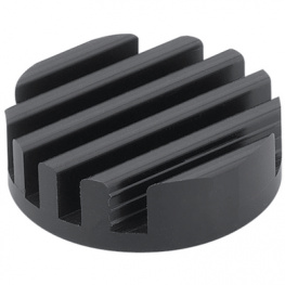 ICK LED R 33 X 10, Радиатор; для диод LED; O:33мм; H:10мм; 17,6К/Вт; Цвет: черный, Fischer Elektronik