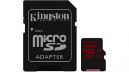 SDCA3/128GB, microSD Card, 128 GB, Kingston
