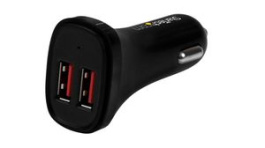 USB2PCARBKS, Dual-Port USB Car Charger, 2x 2.4 A, 34 g, StarTech