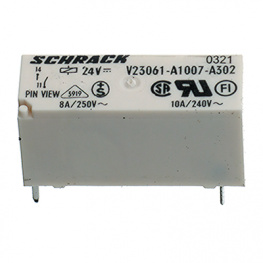 2-1393222-7, V23061-A1005-A502 PCB power relay 12 VDC 220 mW, Schrack / TE