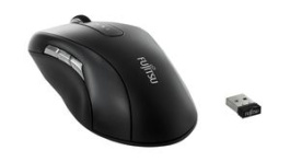 S26381-K473-L100, Silent Wireless Mouse WI960 2000dpi Laser Black, Fujitsu