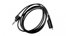 BU-P1166-48-0, Test Lead, Black, Brass/Beryllium Copper, 1.22m, MUELLER