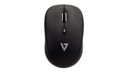 MW100-1E, Wireless Mouse 1600dpi Optical Black, V7