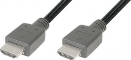 MMK 620-100SB, HDMI cable m - m 1 m Black, Goobay
