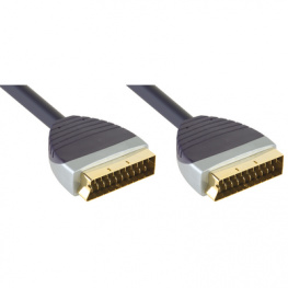 SVL7392, Scart audio/video cable, 2.0 m 2 m Blue, Bandridge