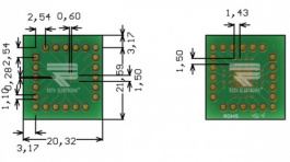 RE935-07E, Prototyping board FR4 Epoxide + chem. Au, Roth Elektronik