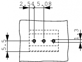 1711725, PCB terminal block 0.2...4 mm2 solid 0.2...2.5 mm2 stranded 5.08 mm, 2 poles, Phoenix Contact