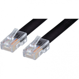 42-69247, Telephone cable 2 m Black, MSL