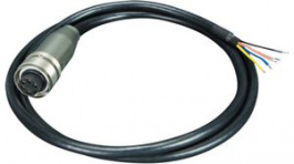 CB-M23F5F-120, M23 Female to Bare End Power Cable 1.2 m, Planet