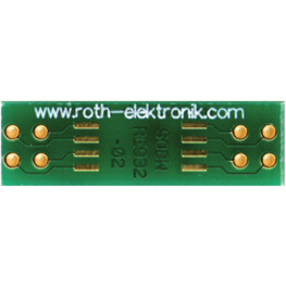 RE932-02, Laboratory card FR4 Epoxide + chem. Ni/Au SO8w Adapter, Roth Elektronik