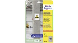 L7871-20 [189 шт], Label, Paper, 25.4 x 25, 20x 189pcs, White, Zweckform