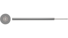 RND 475-00502 [100 м], Stranded wire, 1.50 mm\x1a, grey Tinned copper Silicone, RND Cable