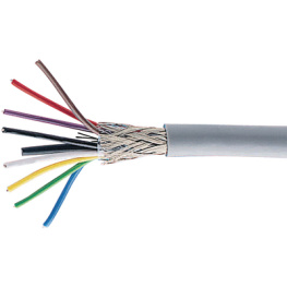 PFSK 18X0,22 MM2, Data cable Shielded&nbsp;&nbsp; 18&nbsp;&nbsp;x0.22 mm2 Stranded Tin-Plated Copp, Cabloswiss