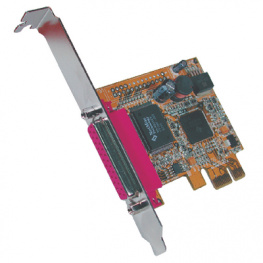 EX-44010, PCI-E x1 Card1x ECP DB25F, Exsys