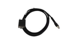 CBA-R07-S07PAR, RS232 Cable, Coiled, 2m, Suitable for DS7708, Zebra