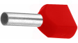 470308D [100 шт] Twin entry ferrule 1 mm2 red 16 mm pack of 100 pieces