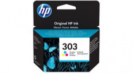 T6N01AE#UUS, Ink Cartridge 303 Cyan, Magenta, Yellow, HP