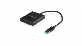 USB32HD2, Dual Adapter, USB-A Plug - HDMI Socket, StarTech.com