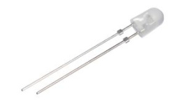 RND 135-00232, Oval THT LED White 11000K 3800mcd 3V, RND Components